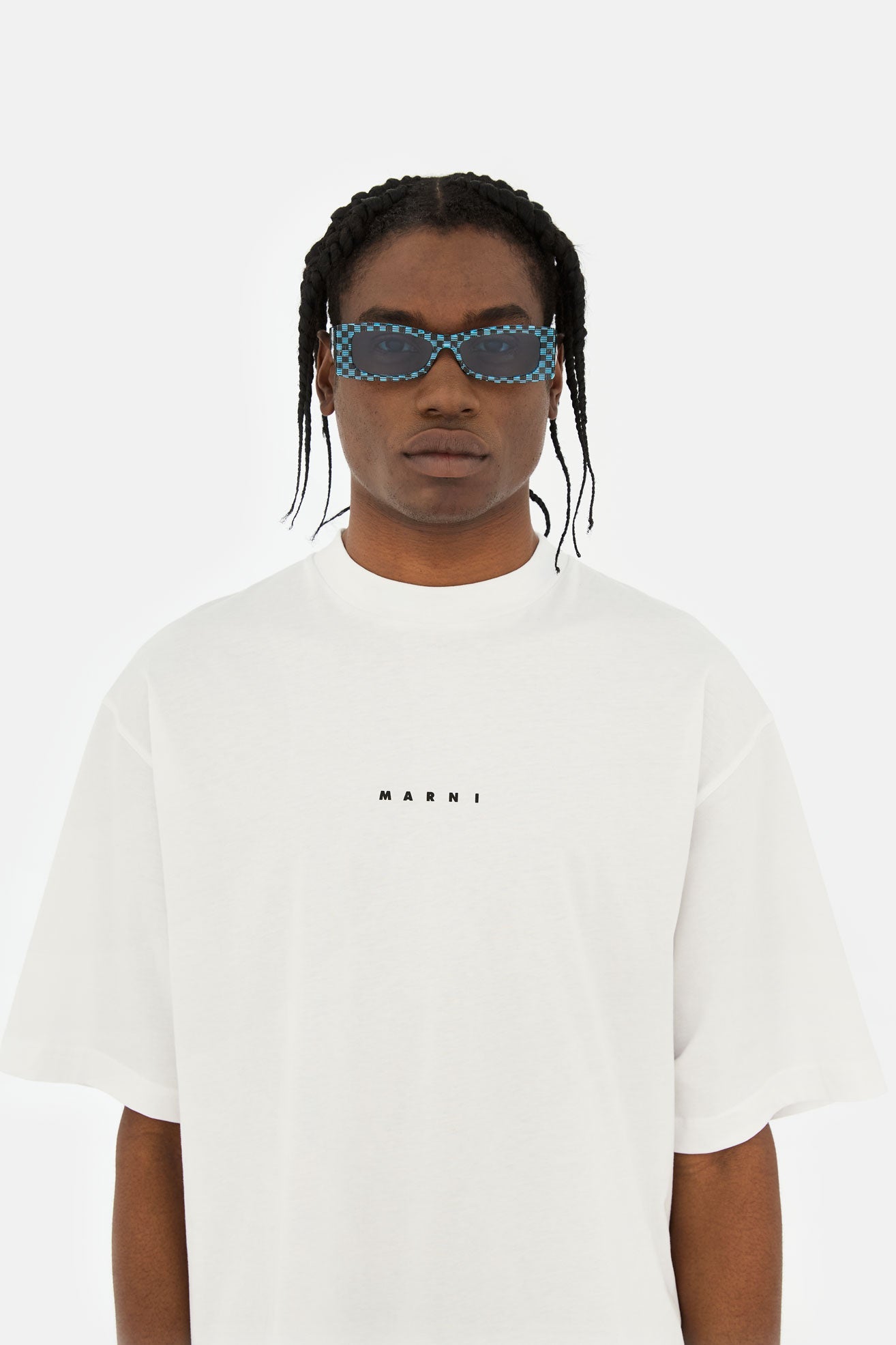 Marni Zokoa Blue/Black Checks