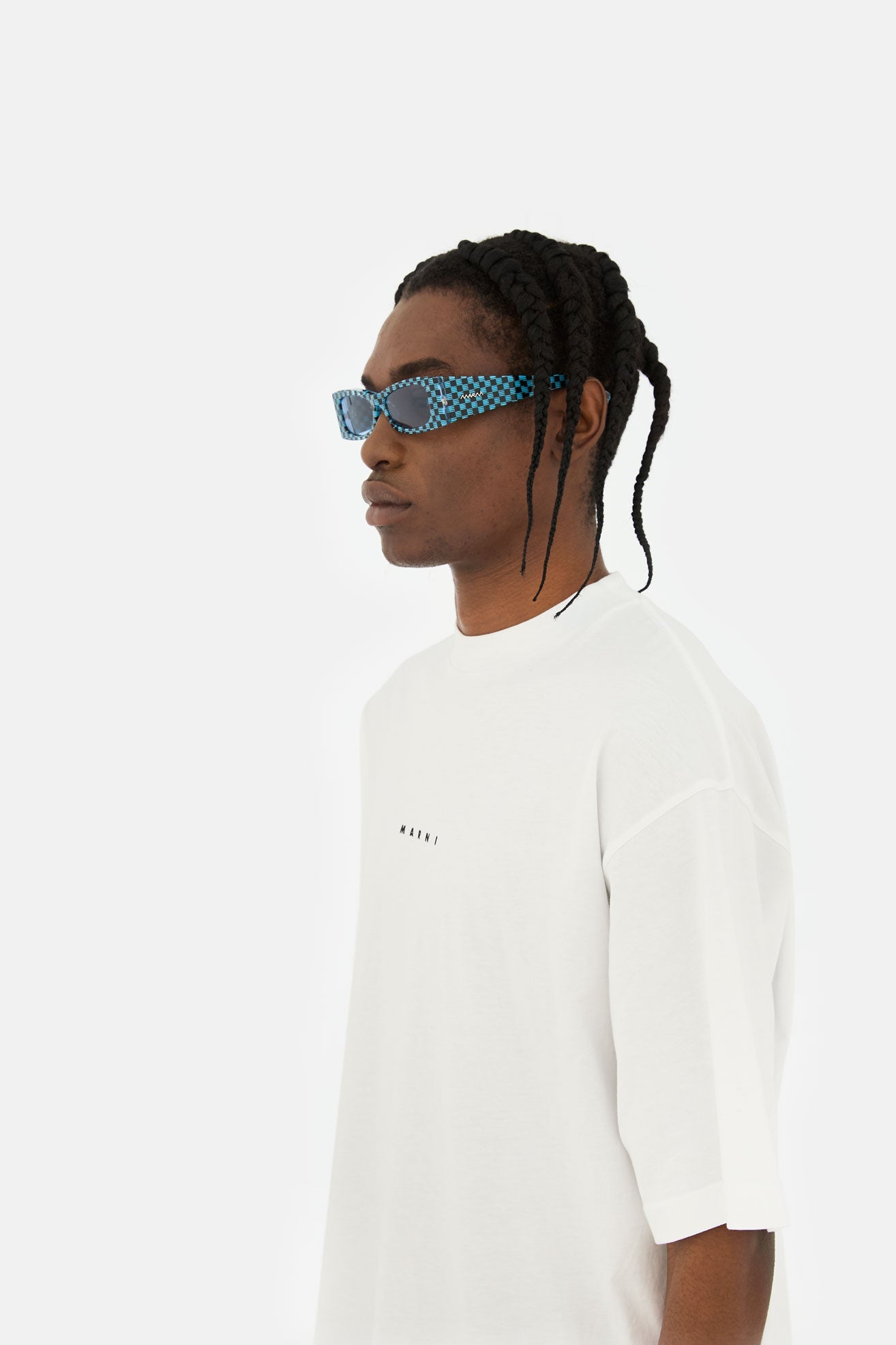 Marni Zokoa Blue/Black Checks