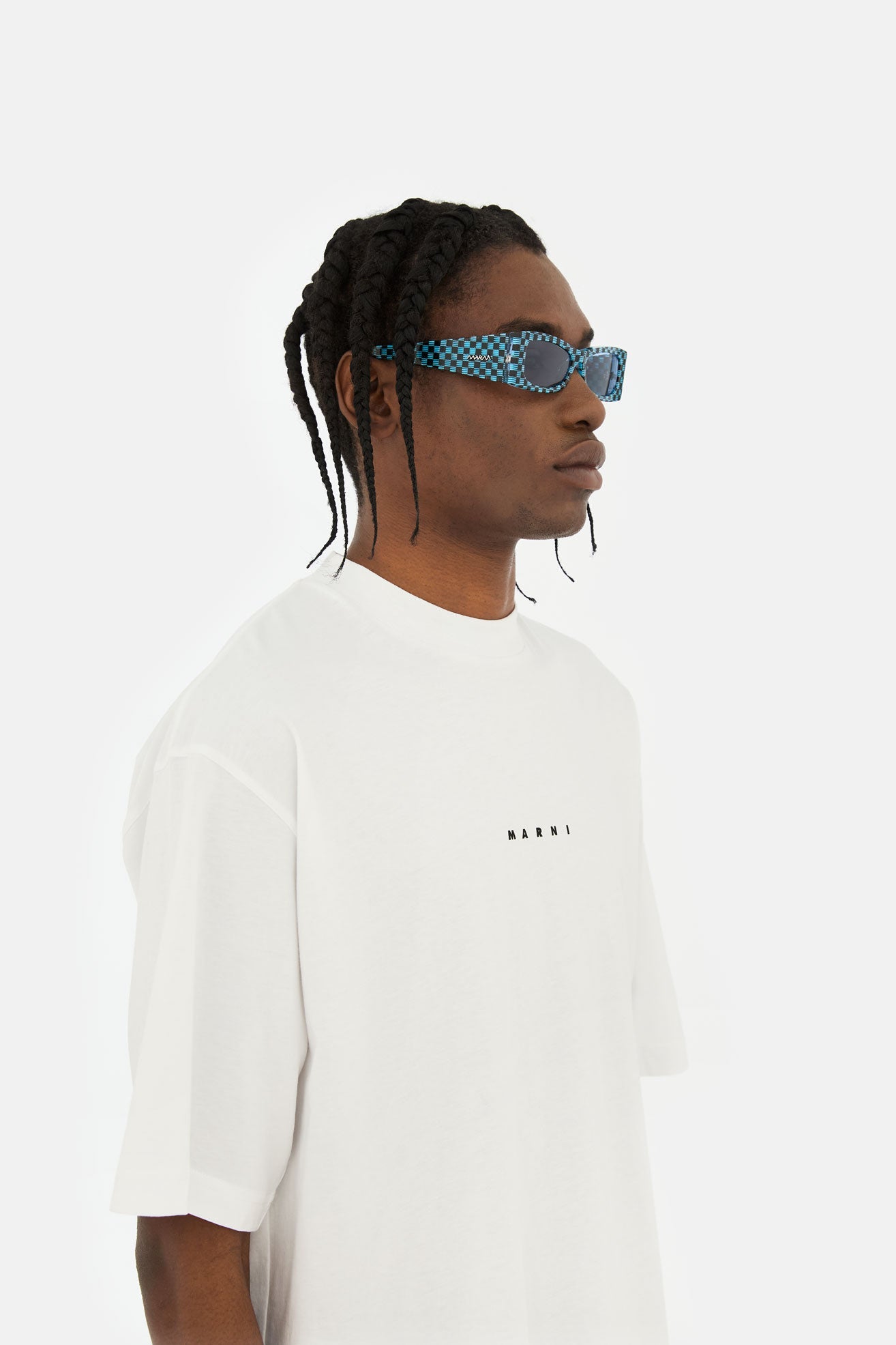 Marni Zokoa Blue/Black Checks