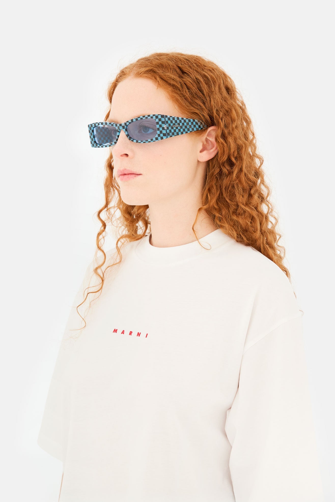 Marni Zokoa Blue/Black Checks