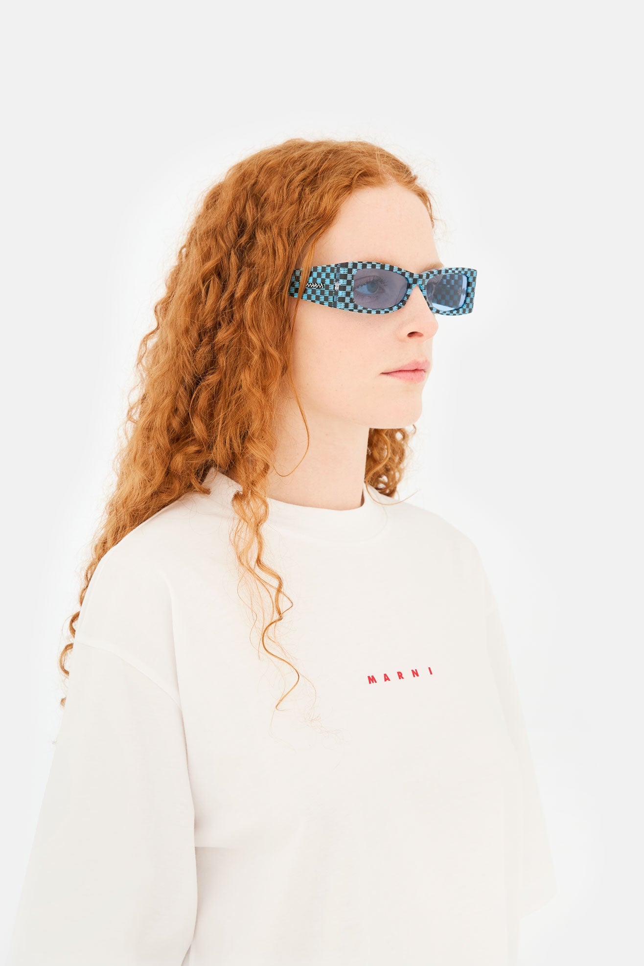 Marni Zokoa Blue/Black Checks