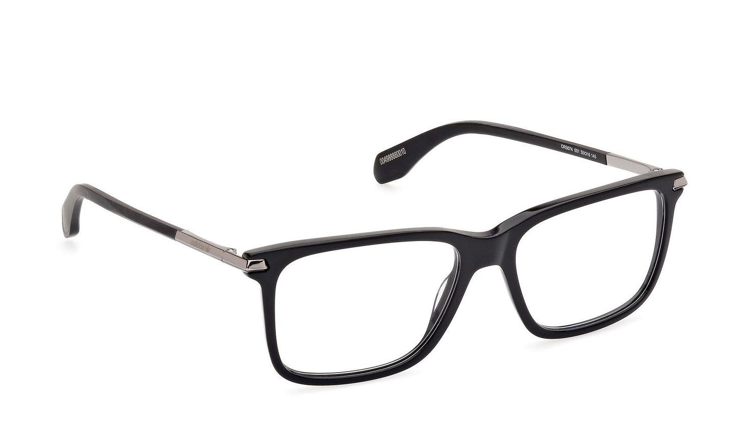 Adidas Originals OR5074 001 - Shiny Black Eyeglasses | LookerOnline