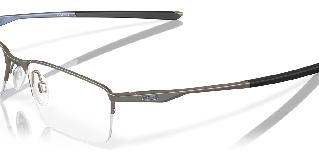Oakley Socket 5.5 OX3218 321813 Matte Gunmetal Eyeglasses for Man