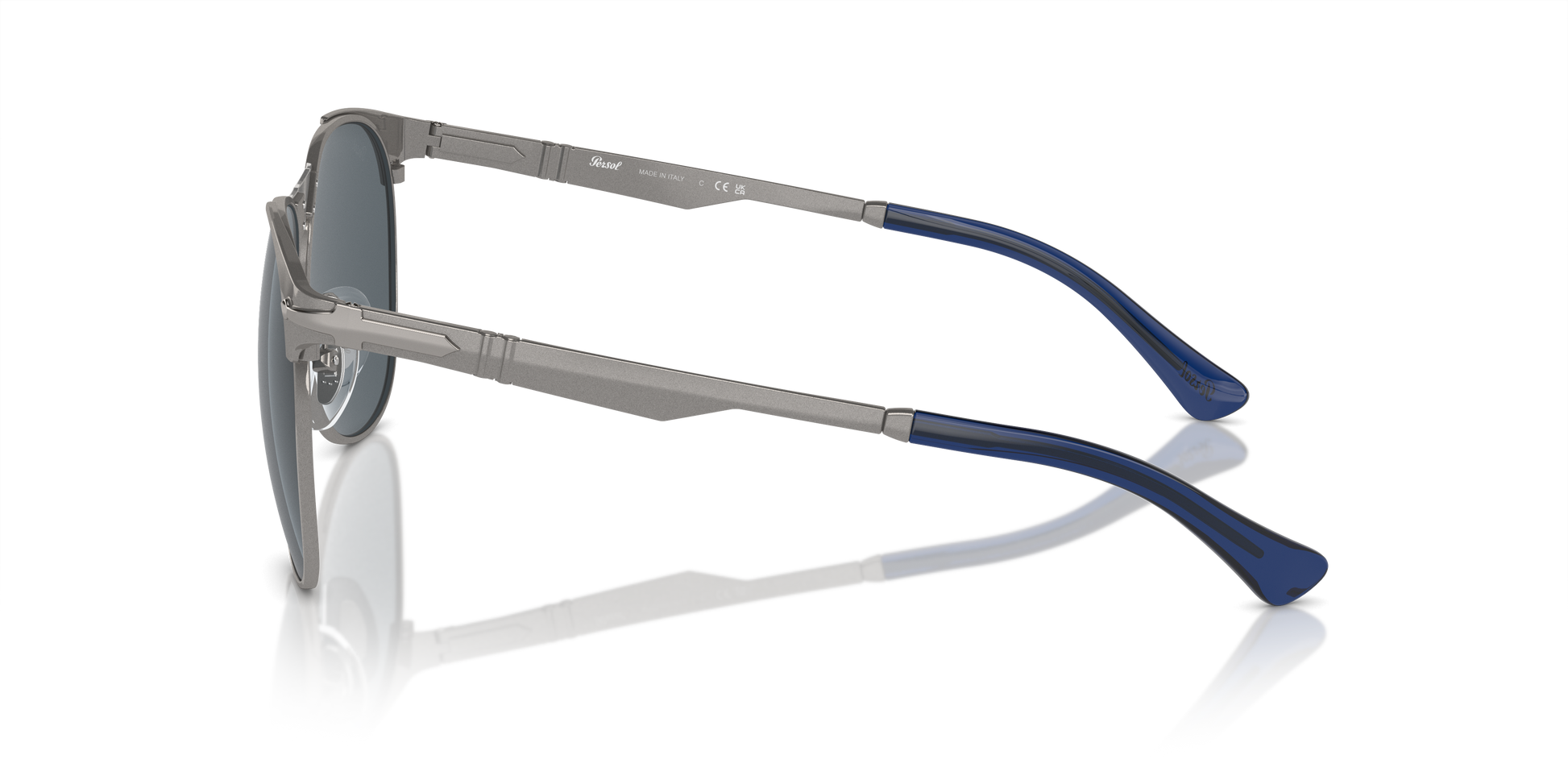 Persol Sunglasses PO1016S 513/R5 Gunmetal for Men and Women Persol Sunglasses PO1016S 513/R5 Gunmetal for Men and Women