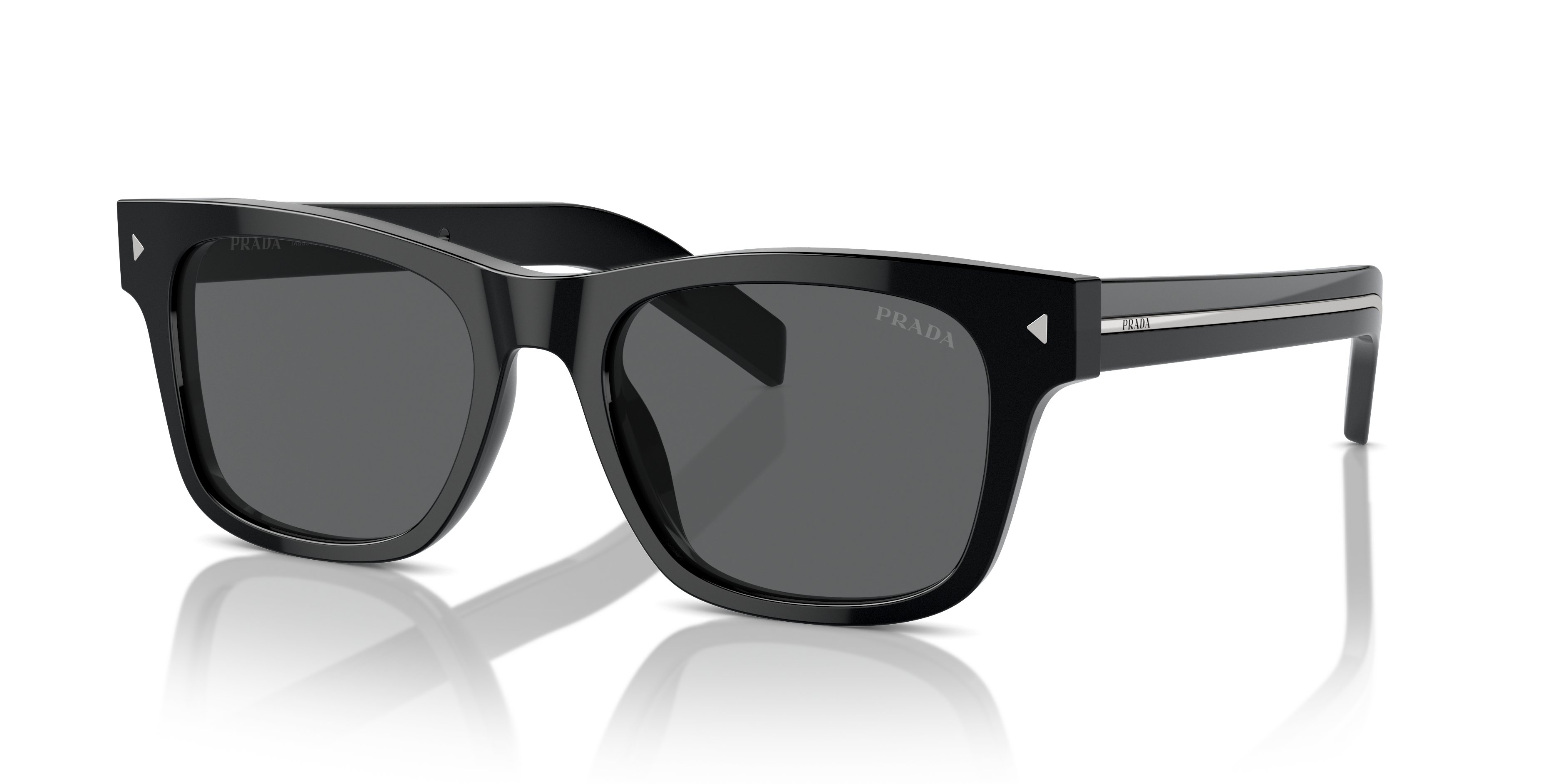 Prada PR A16S 16K731 Sunglasses Black for Man – LookerOnline Prada PR A16S 16K731 Sunglasses Black for Man – LookerOnline