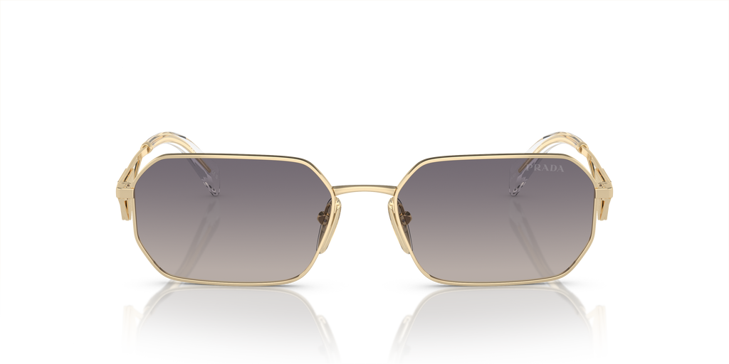Prada PR A51S ZVN30C Sunglasses Pale Gold for Woman - LookerOnline