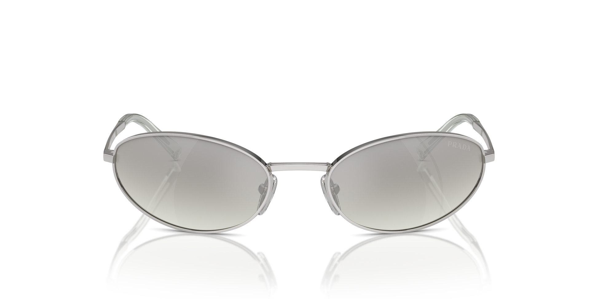 Prada PR A59S 1BC80G Sunglasses Silver for Woman – LookerOnline Prada PR A59S 1BC80G Sunglasses Silver for Woman – LookerOnline