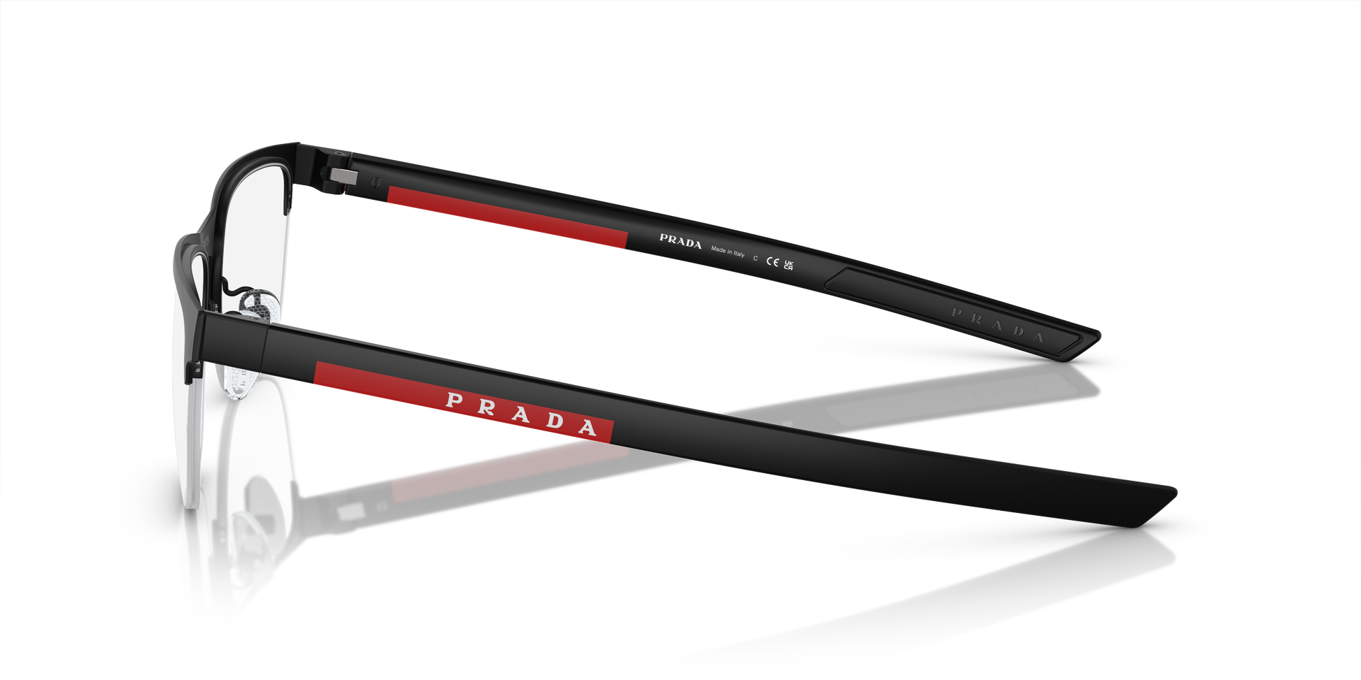 Prada Linea Rossa Eyeglasses PS 51QV 1BO1O1