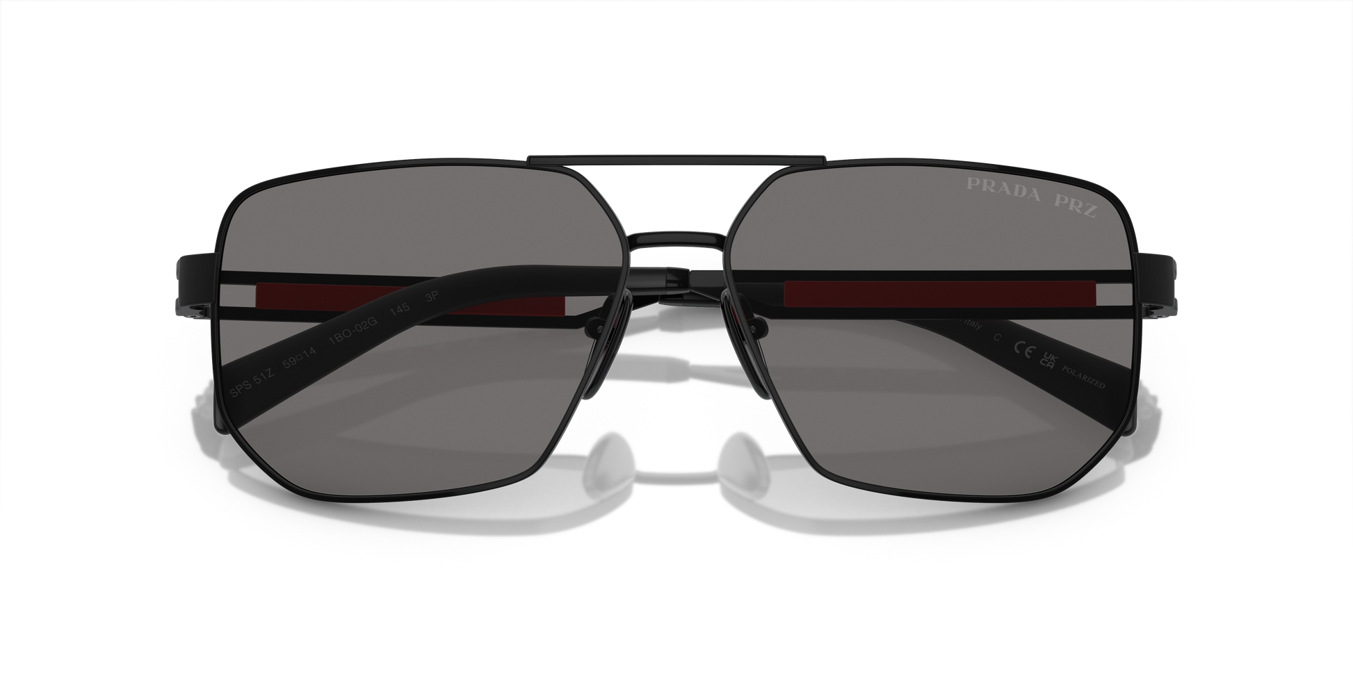 Prada Linea Rossa Sunglasses PS 51ZS 1BO02G