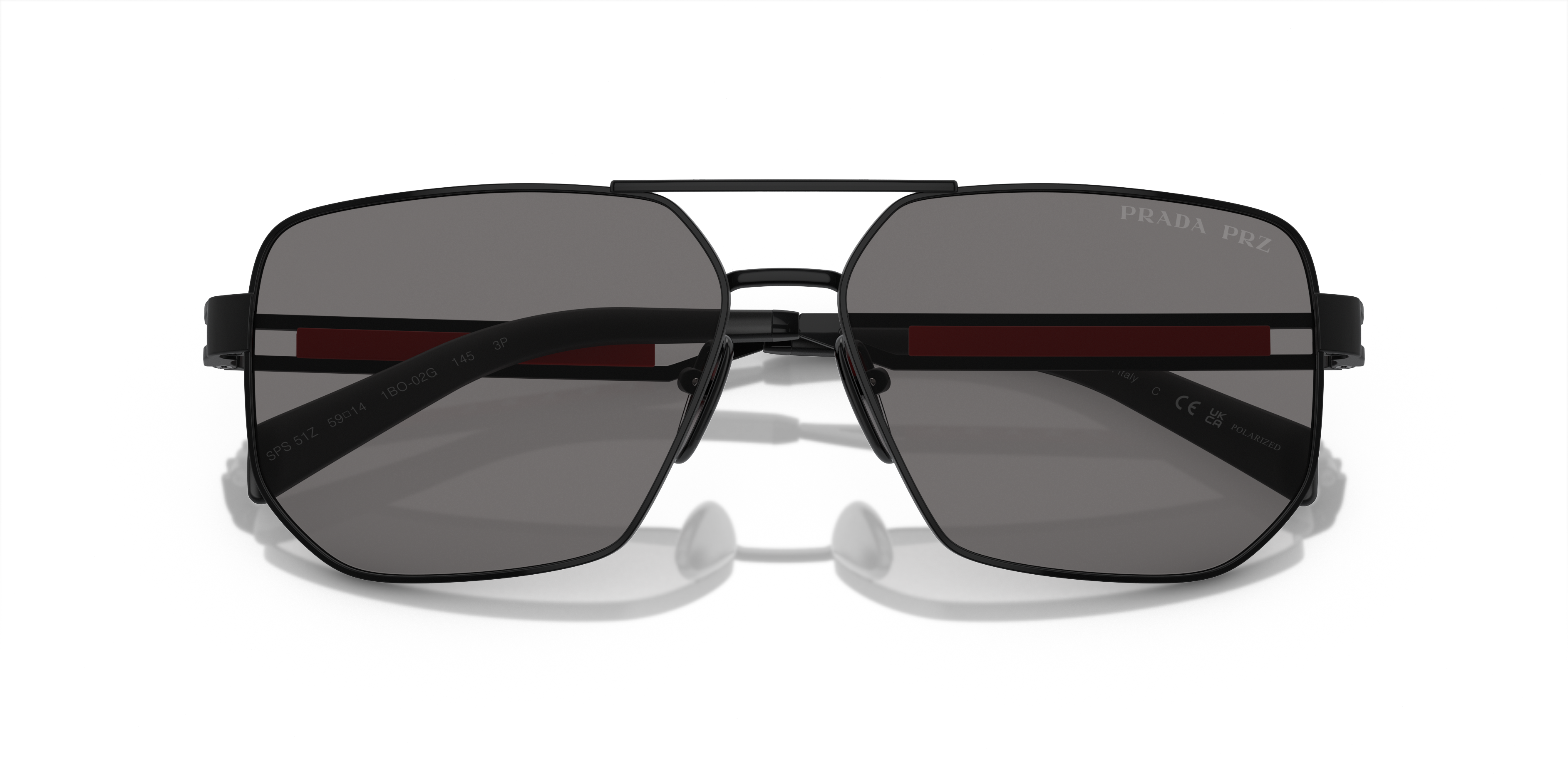 Prada Linea Rossa Sunglasses PS 51ZS 1BO02G