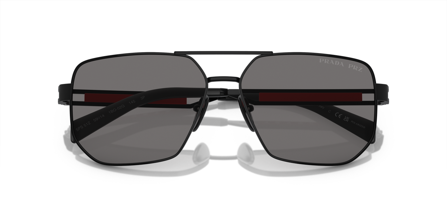 Prada Linea Rossa Sunglasses PS 51ZS 1BO02G