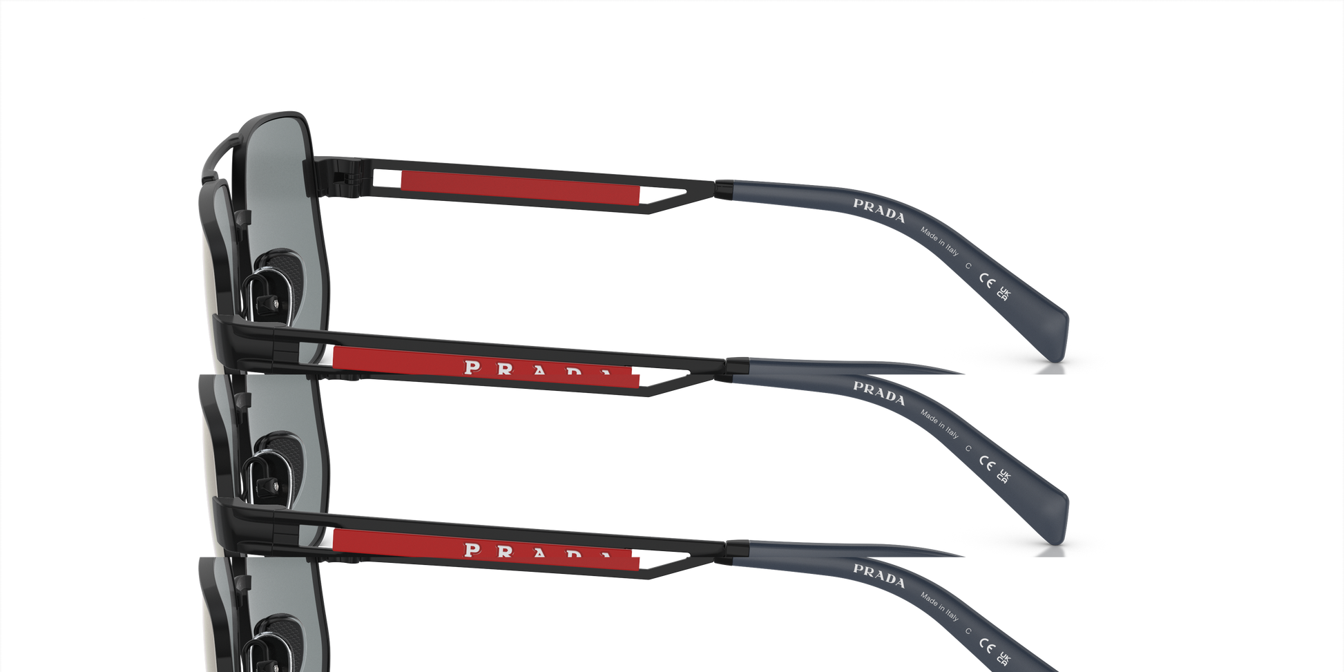 Prada Linea Rossa Sunglasses PS 51ZS 1BO70A