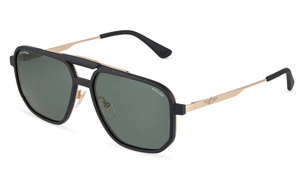 Police UPLU55 302P Oro Rose' Lucido C/Parti Nero Semilucido