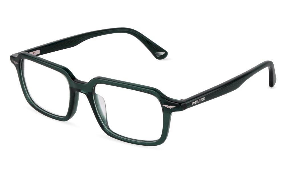 Police VPLU61 0M40 Verde Trasparente Lucido