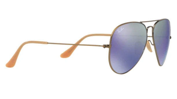 Ray-Ban Aviator Large Metal RB3025 167/68 Bronze - Blue Mirror | LookerOnline