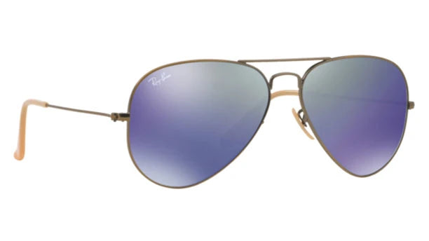 Ray-Ban Aviator Large Metal RB3025 167/68 Bronze - Blue Mirror | LookerOnline