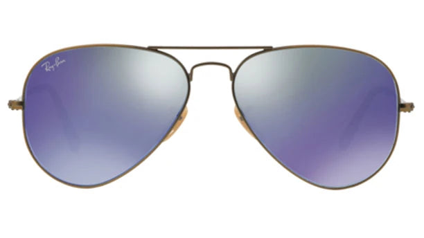 Ray-Ban Aviator Large Metal RB3025 167/68 Bronze - Blue Mirror | LookerOnline