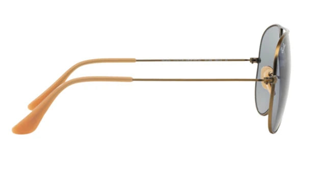 Ray-Ban Aviator Large Metal RB3025 167/68 Bronze - Blue Mirror | LookerOnline