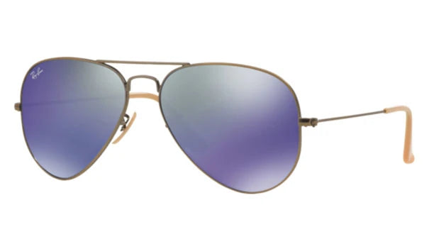 Ray-Ban Aviator Large Metal RB3025 167/68 Bronze - Blue Mirror | LookerOnline