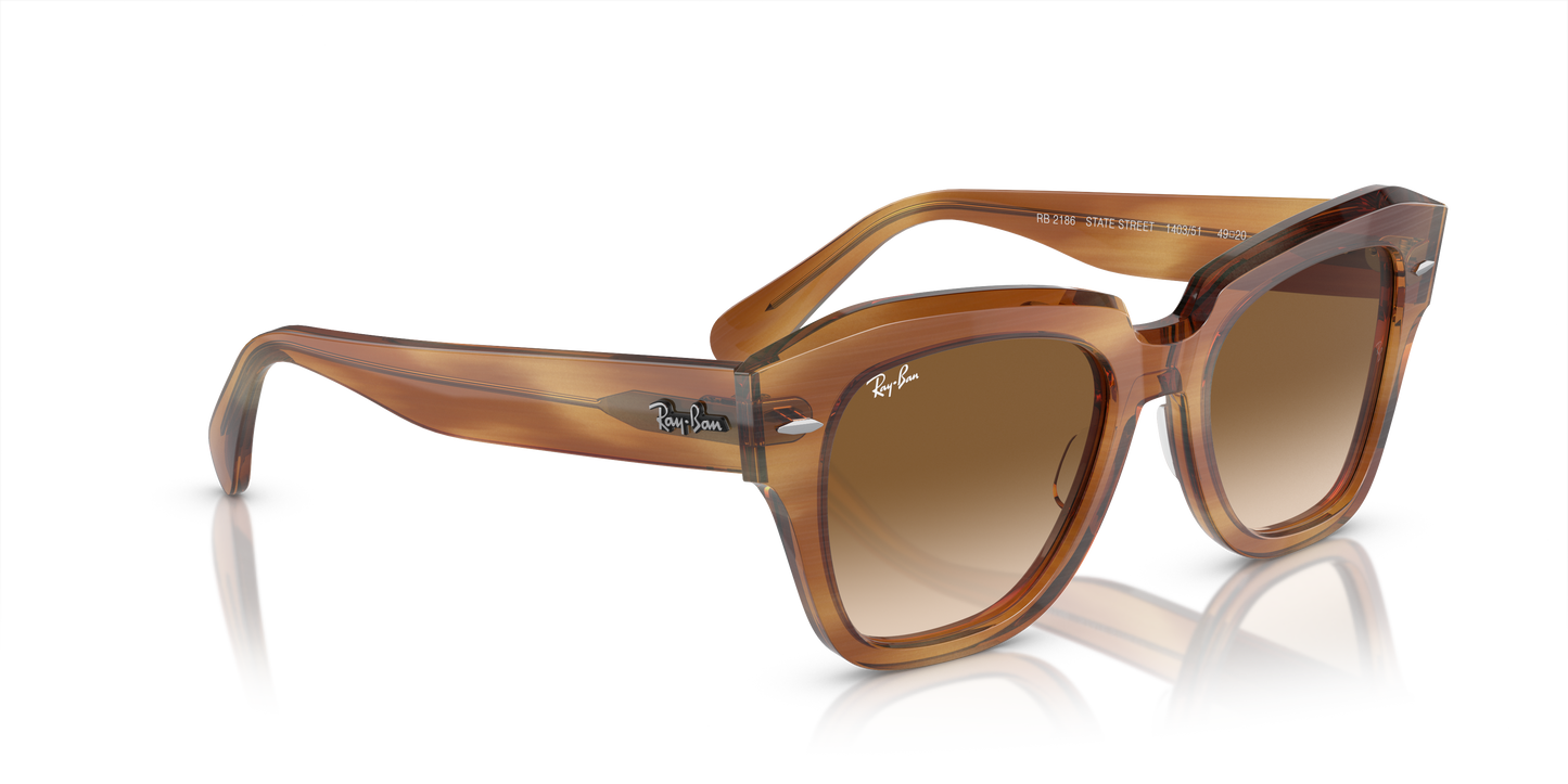 Ray-Ban State Street Sunglasses RB2186 140351