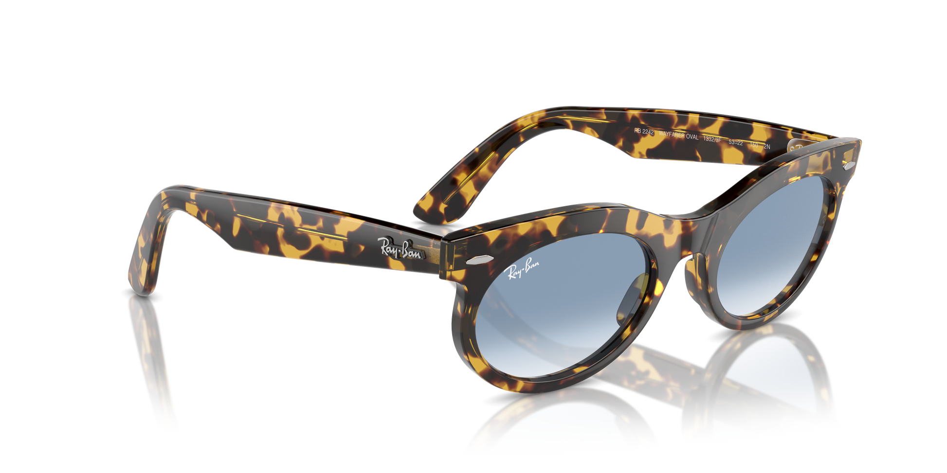 Ray-Ban Wayfarer Oval Sunglasses RB2242 13323F