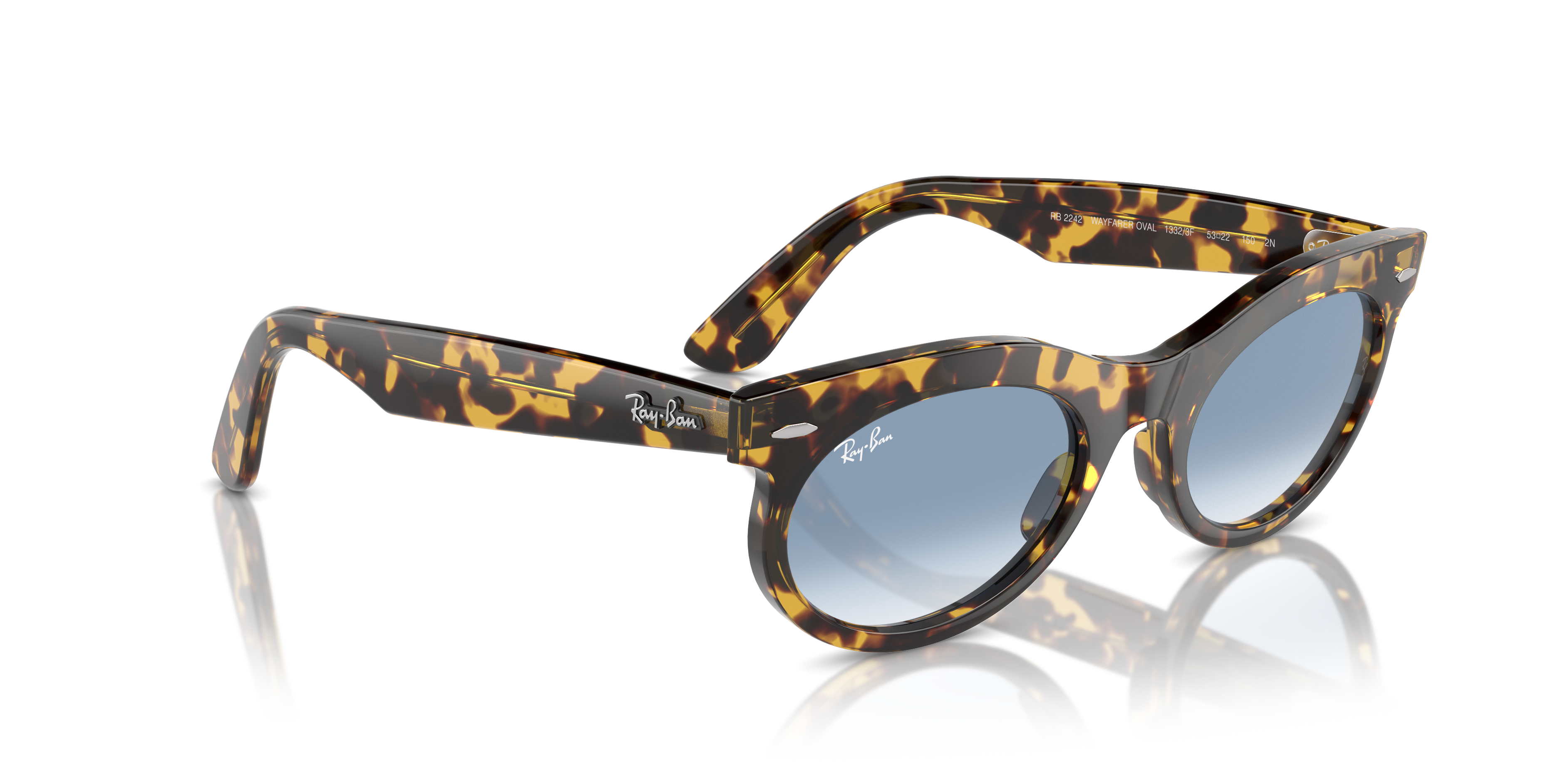 Ray-Ban Wayfarer Oval Sunglasses RB2242 13323F