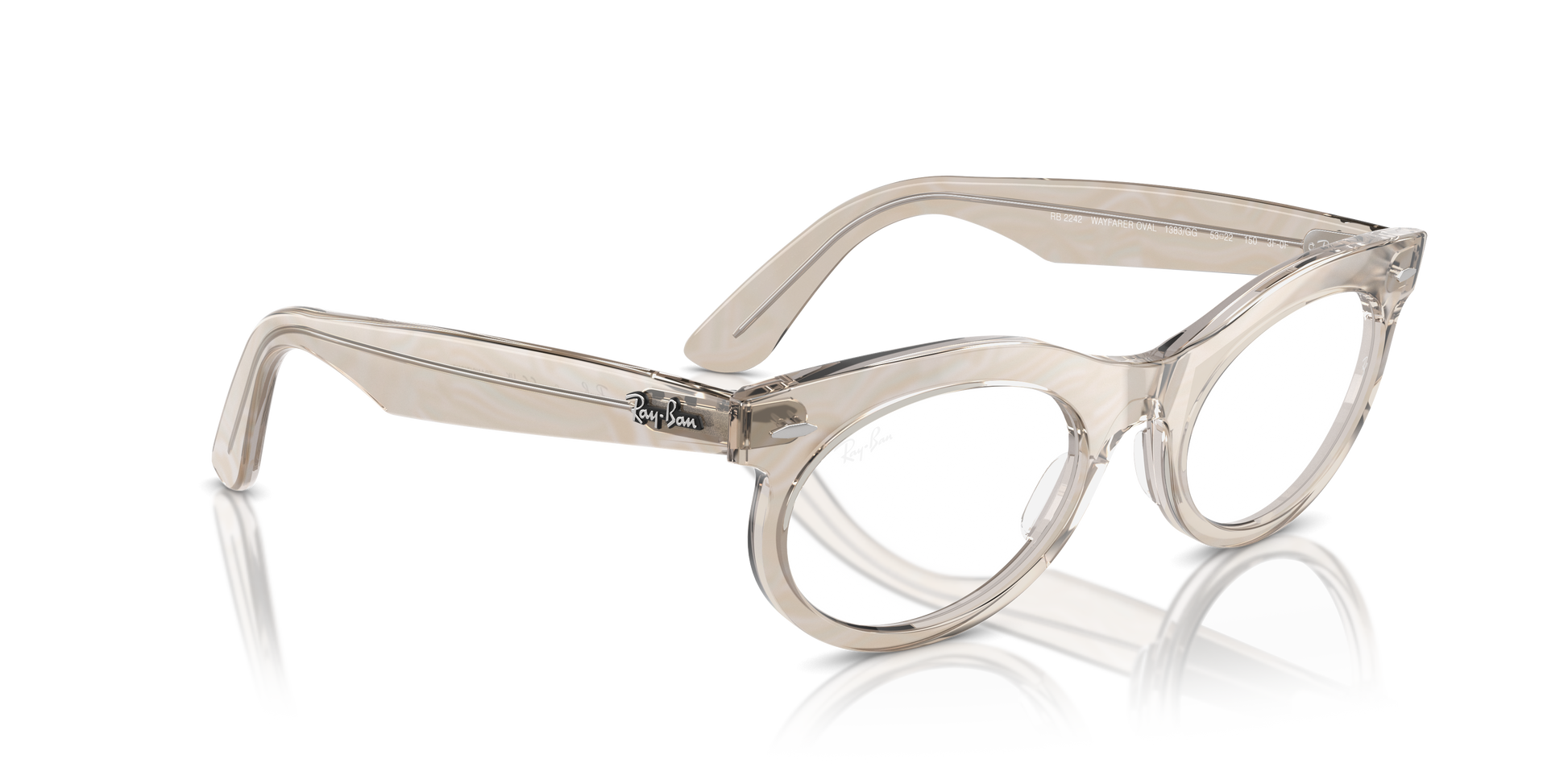 Ray-Ban Wayfarer Oval Sunglasses RB2242 1383GG