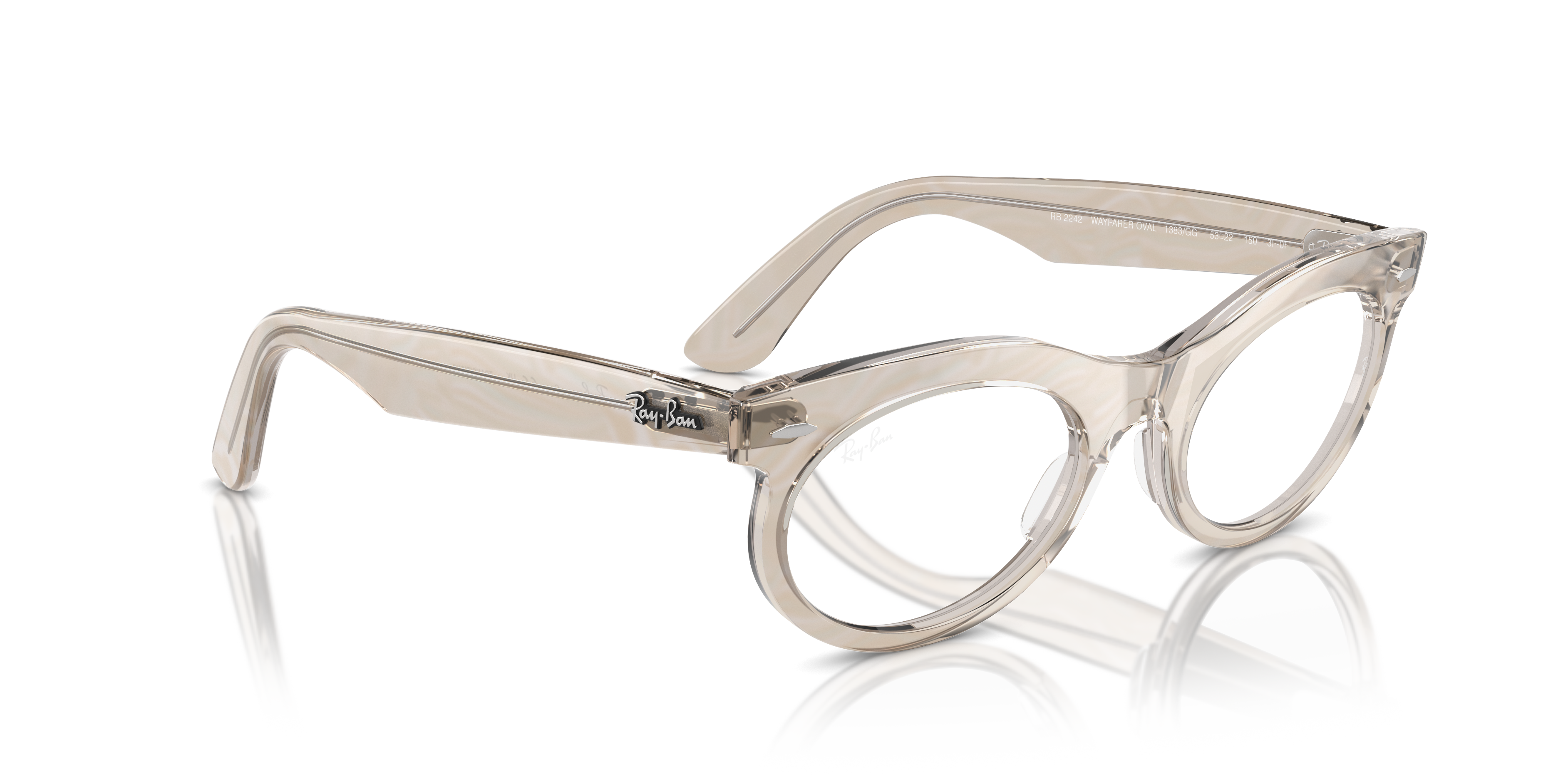 Ray-Ban Wayfarer Oval Sunglasses RB2242 1383GG