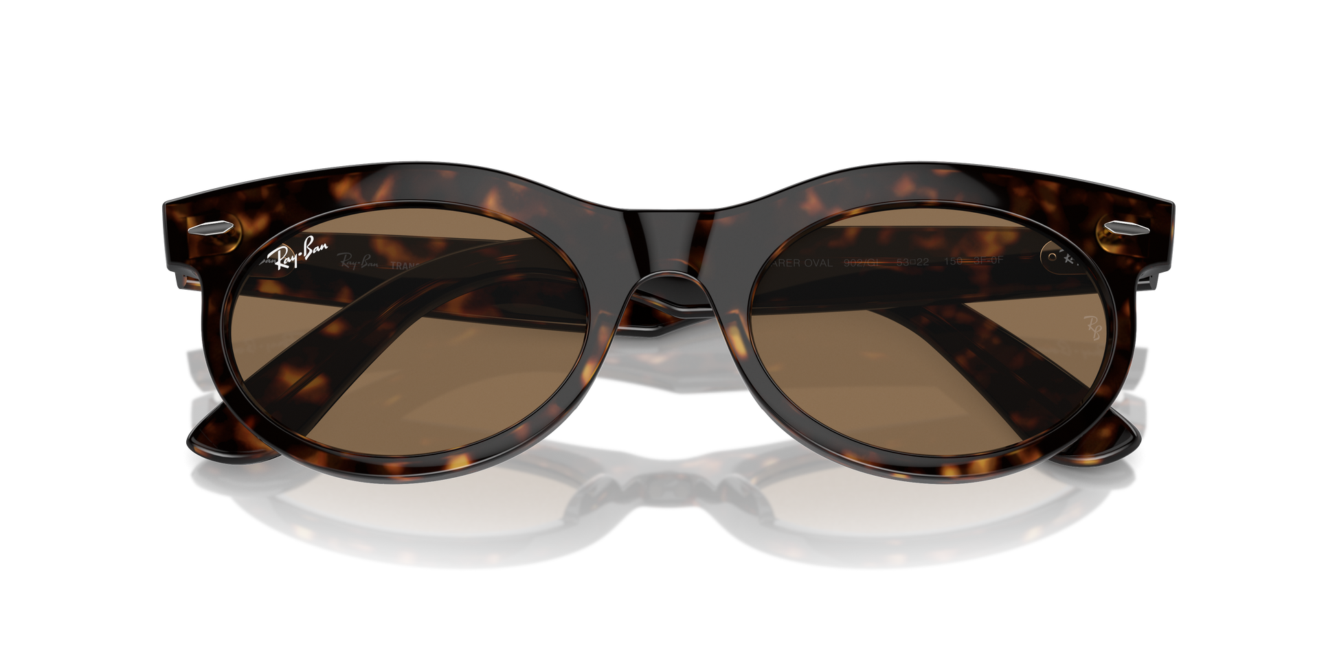 Ray-Ban Wayfarer Oval Sunglasses RB2242 902/GI