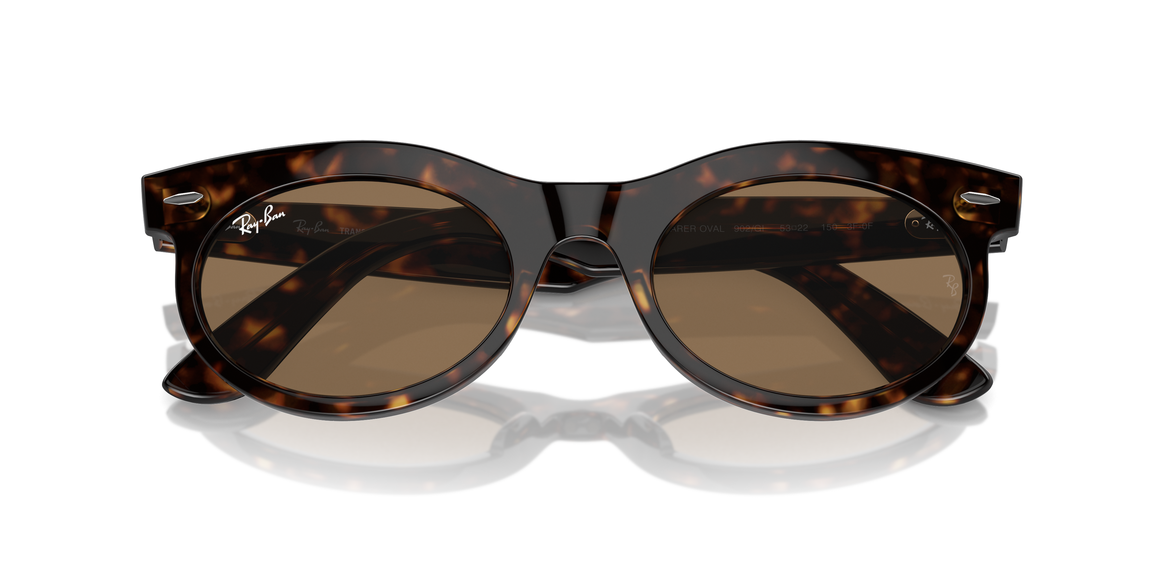 Ray-Ban Wayfarer Oval Sunglasses RB2242 902/GI