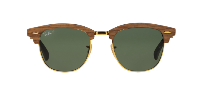 Ray-Ban Clubmaster Wood Sunglasses RB3016M 118158