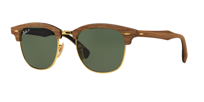 Ray-Ban Clubmaster Wood Sunglasses RB3016M 118158