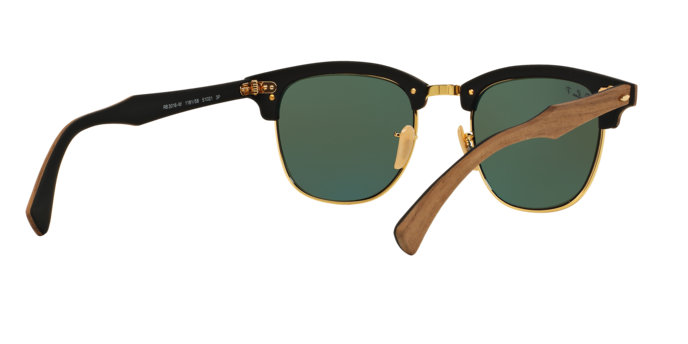 Ray-Ban Clubmaster Wood Sunglasses RB3016M 118158