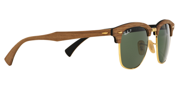 Ray-Ban Clubmaster Wood Sunglasses RB3016M 118158