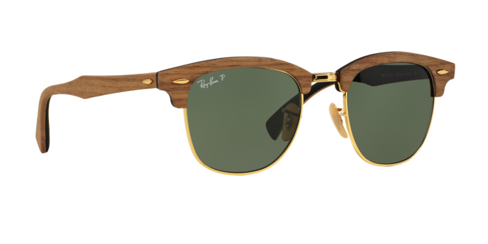 Ray-Ban Clubmaster Wood Sunglasses RB3016M 118158
