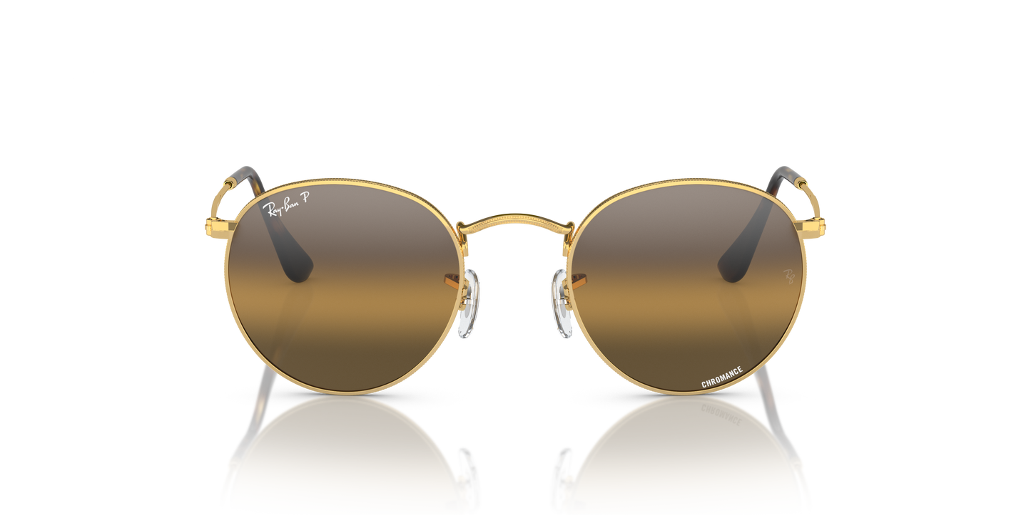 Ray-Ban Round Metal Sunglasses RB3447 001/G5