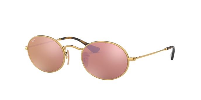 Ray-Ban Oval Sunglasses RB3547N 001/Z2