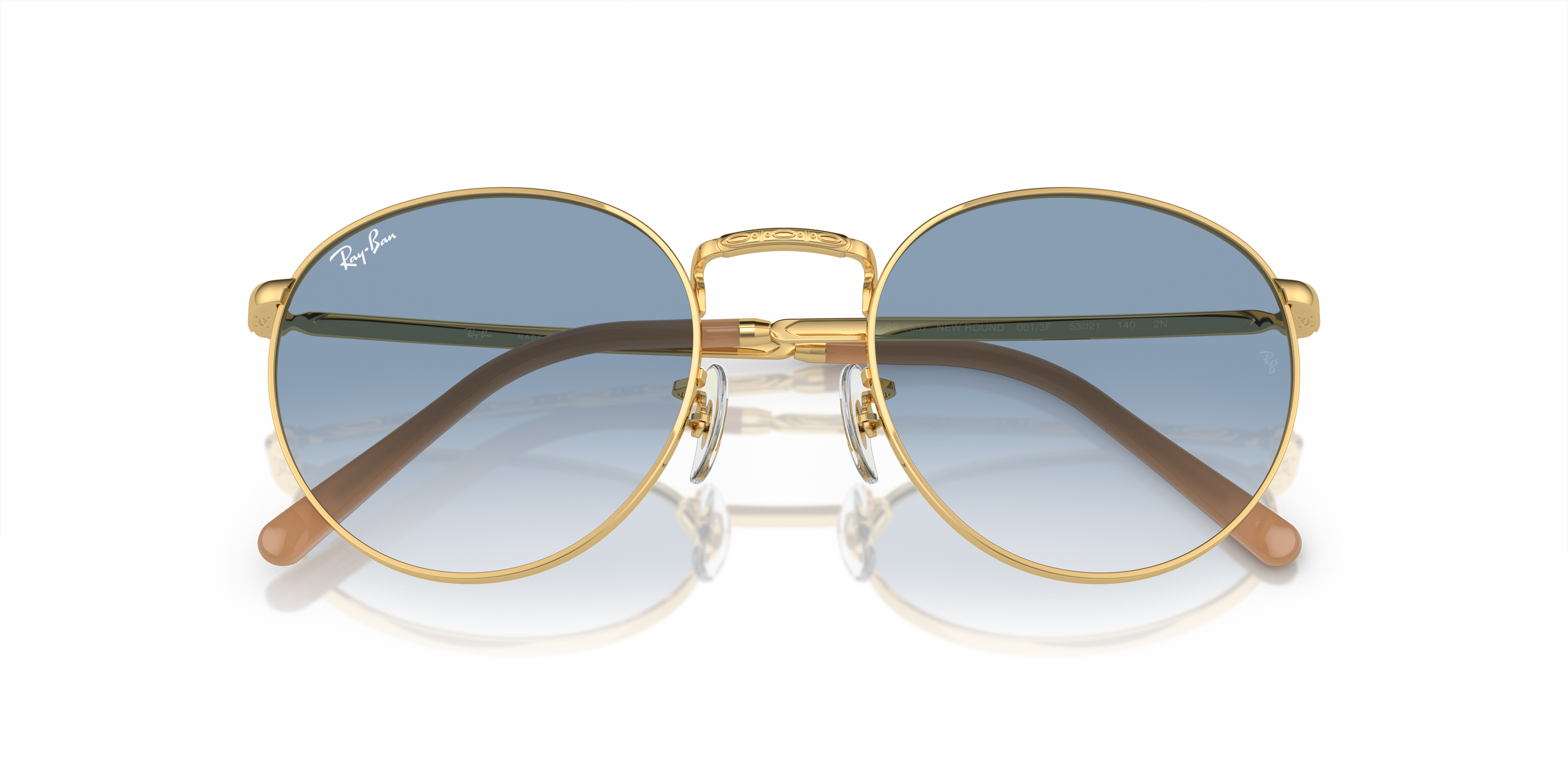 Ray-Ban New Round Sunglasses RB3637 001/3F