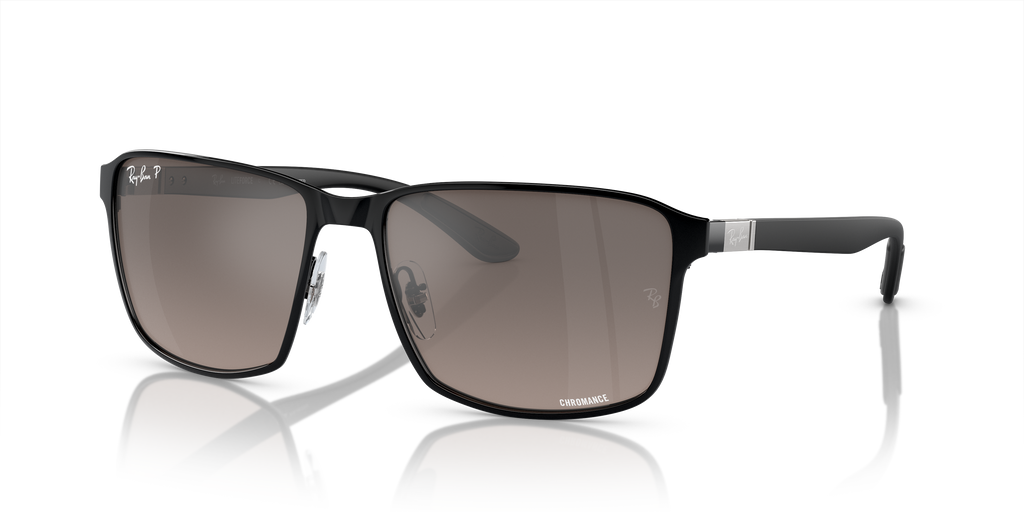Ray-Ban RB3721CH 186/5J Black On Black Sunglasses for Men and