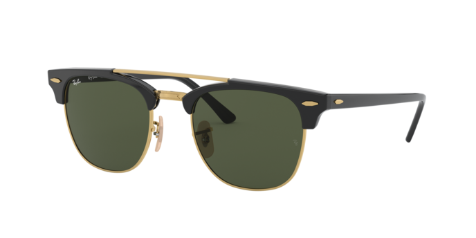 Ray-Ban Clubmaster Doublebridge Sunglasses RB3816 901