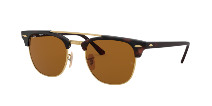 Ray-Ban Clubmaster Doublebridge Sunglasses RB3816 990/33