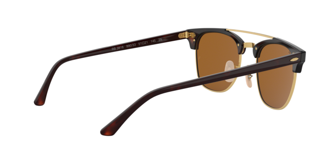 Ray-Ban Clubmaster Doublebridge Sunglasses RB3816 990/33