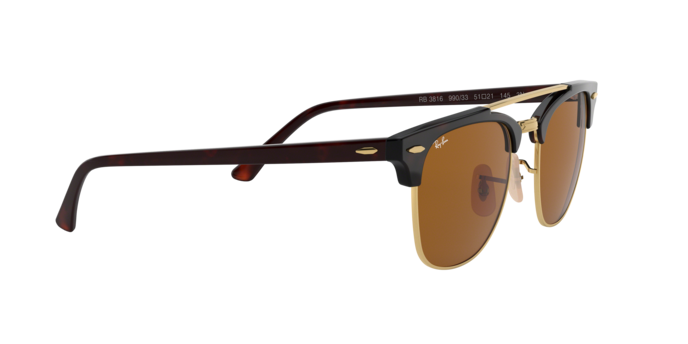 Ray-Ban Clubmaster Doublebridge Sunglasses RB3816 990/33