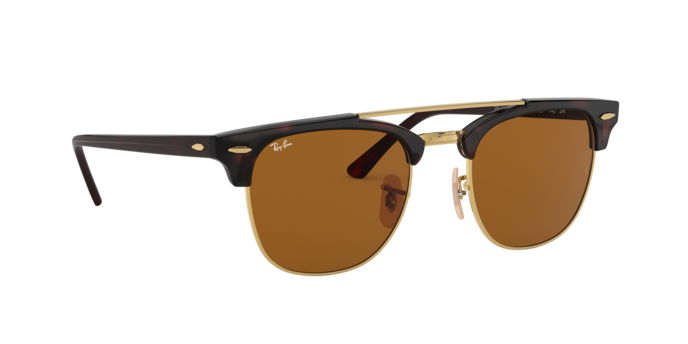Ray-Ban Clubmaster Doublebridge Sunglasses RB3816 990/33