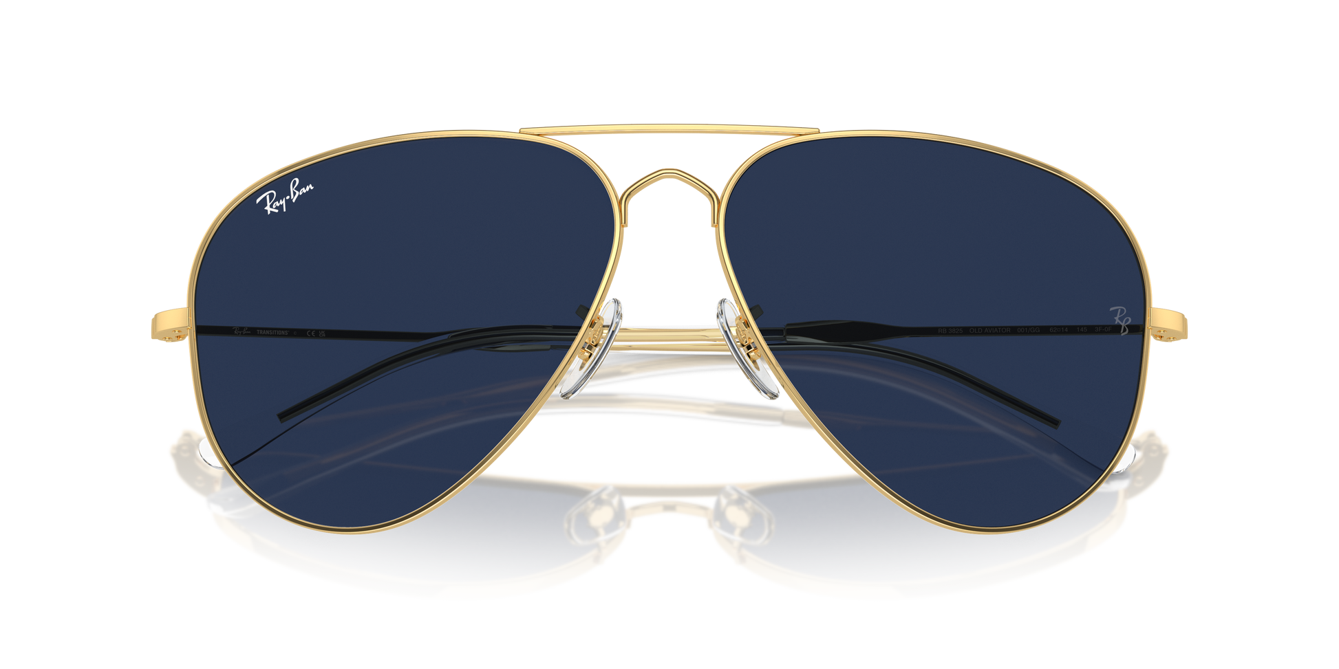 Ray-Ban Old Aviator Sunglasses RB3825 001/GG