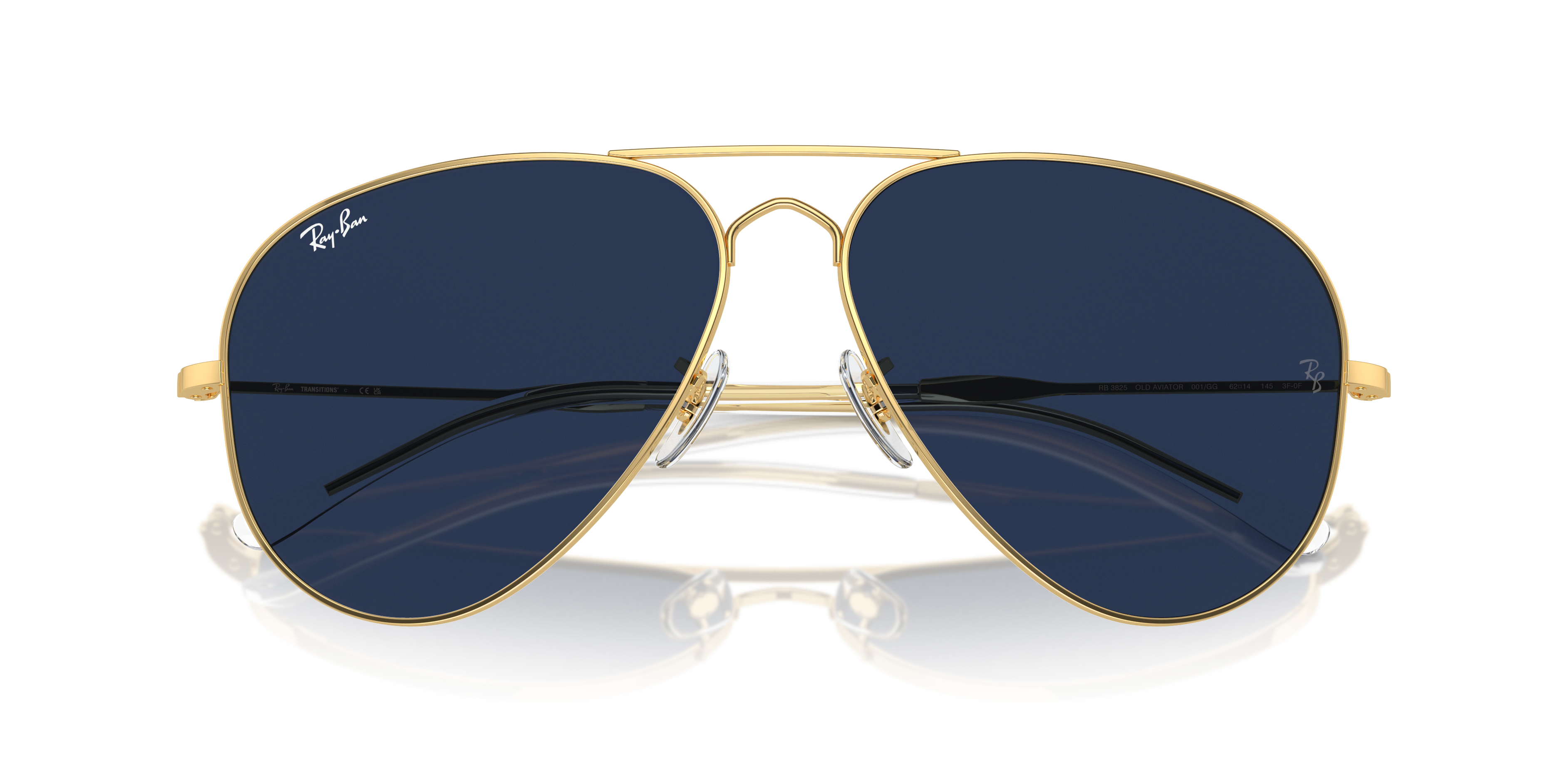 Ray-Ban Old Aviator Sunglasses RB3825 001/GG