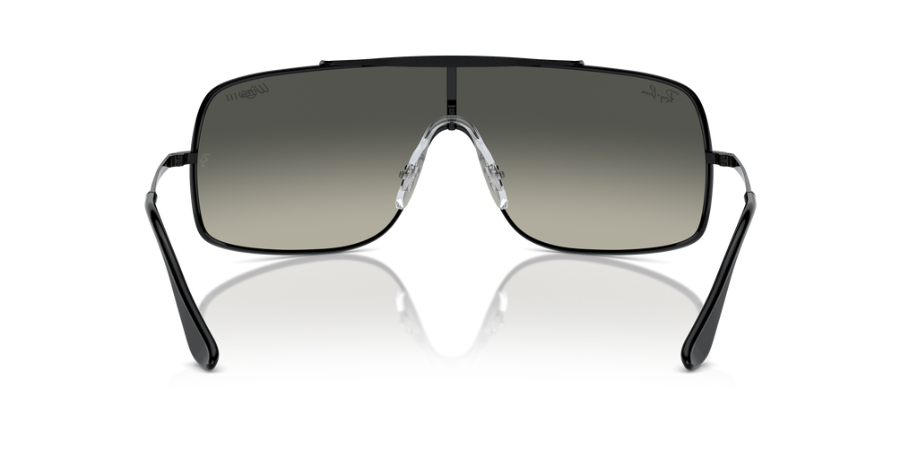 Ray-Ban Wings Iii RB3897 002/11 Black Sunglasses for Men and Women - Main Image