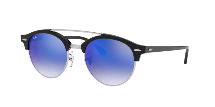 Ray-Ban Clubround Doublebridge Sunglasses RB4346 62507Q