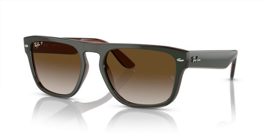 Ray-Ban RB4407 6732T5 Green & Dark Grey & Transparent Brown