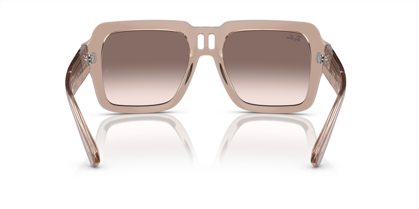 Ray-Ban RB4408 Magellan Bio-Based 54 Light Violet/Rose Gold & Transparent  Pink Sunglasses